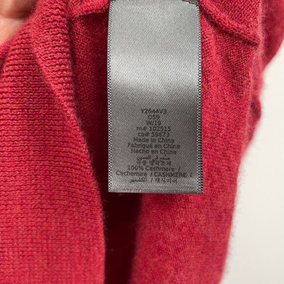 John Varvatos Men’s 100%‎ Cashmere Sweater, Rust Color, Sz. XL **SMALL HOLE** - Picture 7 of 13